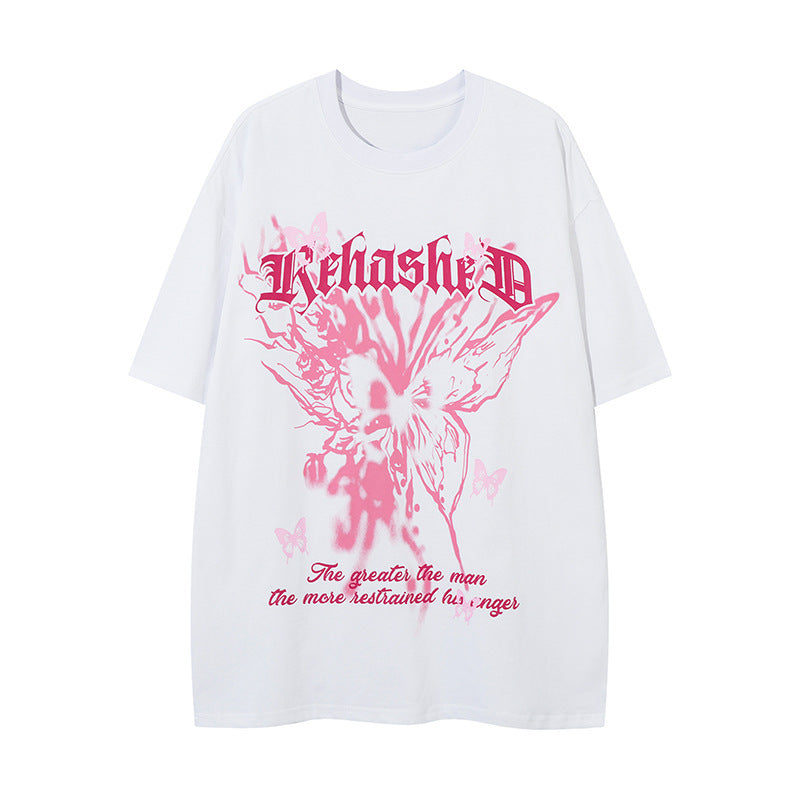 Fashion Personality Butterfly Printed Short Sleeve Boys - Bellarte Enchanté Fashion Personality Butterfly Printed Short Sleeve Boys